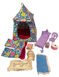 Homemade Doll Tent & Misc. Accessories