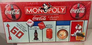 Coca Cola Monopoly Board Game