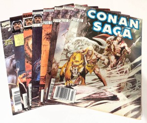 Conan SAGA Marvel Comics- #77 Aug, #52 July, #39 June, #32 Dec, #14 June, #13 May, #12 Apr, #11 Mar