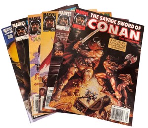 The Savage Sword of Conan- #197, #200, #202-204, #212