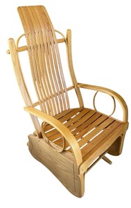 Vintage Bentwood Slat Rocking Chair