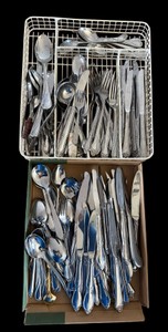 Large Assorted Flatware & Silverware Lot  Forks, Spoons, Knives & Serving Pieces
