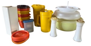Vintage Tupperware Kitchenware Lot  Pitchers, Canisters, Bowls & More