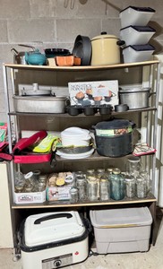 Large Kitchen & Canning Lot  Cookware, Mason Jars, Roaster, Bakeware & More