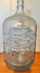 Vintage Spring Water Glass Advertising Jug  Minneapolis, Minnesota