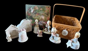Precious Moments Figurines & Collectibles with Basket
