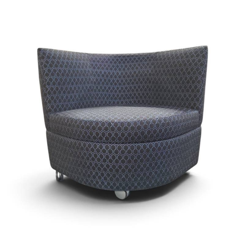 Modular Lounge Corner Chair on Wheels Retail $449