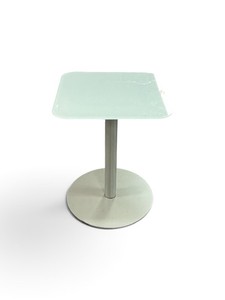 Square Pedestal Accent Table Retail $899