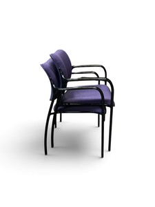 Set of Two Vintage Herman Miller Aside Chairs-Purple Retail $399