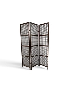 3-panel mahogany wood room divider retail price $249.