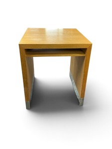 Solid Oak Contemporary Waterfall Meeting Table Retail $599