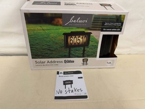 Solar Address Marker-No Stakes in box