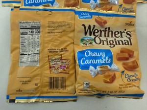 6x Werthers Orignal Chewy Caramels