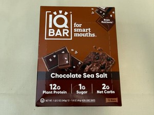 12x IQ Bars-Chocolate Sea Salt