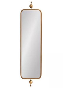 9x36 Kasota Slim Panel Mirror-Antique Gold