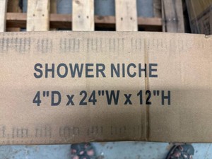 24x12x4 Shower Niche