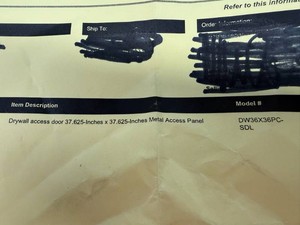 37.65x37.65 Metal Drywall Access Door