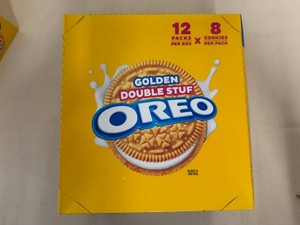 12x8pk Golden Double Stuffed Oreos