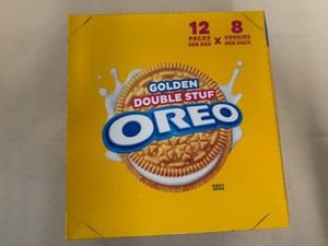 12x8pk Golden Double Stuffed Oreos