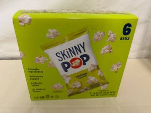 3x6ct Skinny Pop Orignal Popcorn