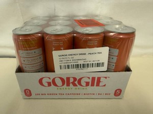 12x Gorgie Enery Drink-Peach Tea