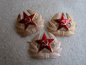 USSR Navy Hat Badges