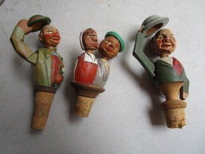 Vintage Wooden Bottle Stoppers