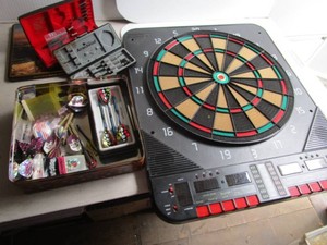 Sportcraft Dart Board, Darts, No Power Adapter