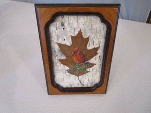 Original Cardinal On Maple Leaf