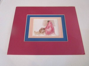 RC Gorman Original Watercolor