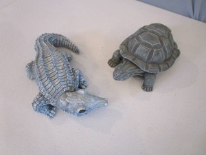 Turtle & Crocodile, Resin