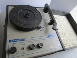 Califone Vintage Portable Phonograph