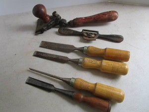 Marples Chisels, Spoke & Cabinet Shavers