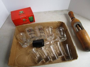 Shot Glasses, Cork Driver