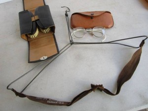 Travel Brushes, Vintage Eyeglasses & Folding Hanger