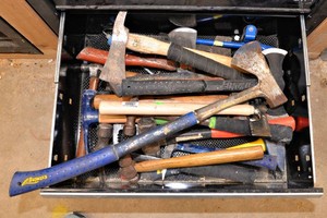 Hammers, Hatchets & Assorted Hand Tools