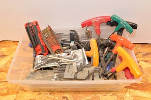 Assorted Allen Wrenches  Hex Keys