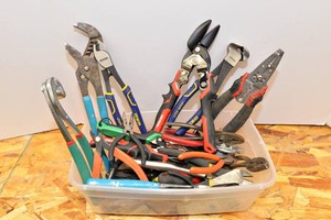 Assorted Wrenches, Pliers & Snips