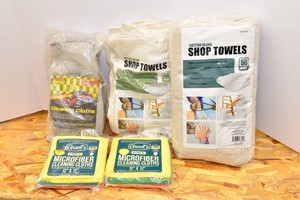 Large Assortment of Shop Rags