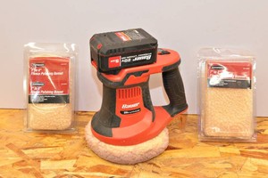 Bauer 20V Cordless Orbital Buffer with Battery