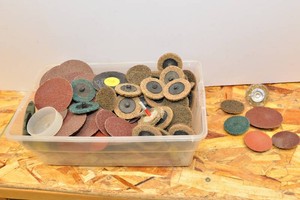 Assorted Scrubbing & Sanding Attachments