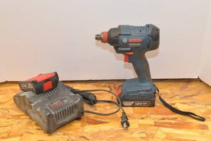 Bosch GDX18V-1600 Impact Drill with 2 Batteries & Charger
