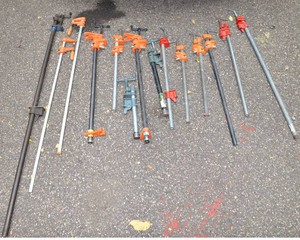 Assorted Pipe Clamps