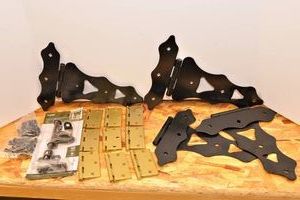Assorted Hinges  Including Large Gate Hinges