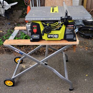 Ryobi OBLTS01 Cordless Table Saw with Rolling Stand