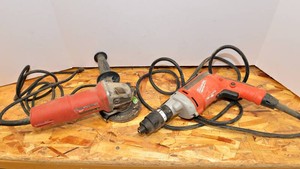 Milwaukee Corded Tools  Grinder & Screwdriver