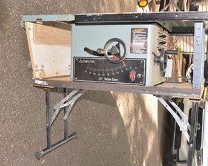 Delta Table Saw with Rolling Stand