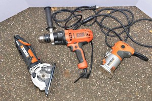 WORX, Black & Decker, and RIDGID Tools