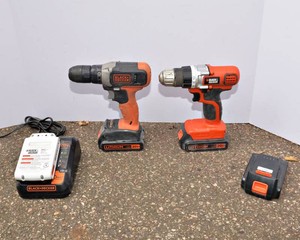 Black & Decker Drills, Charger & Batteries