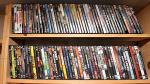Set of 90 DVDs  Action, Thriller & Drama